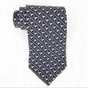 😊4/$20 Calvin Klein Blue Purple Silk Tie